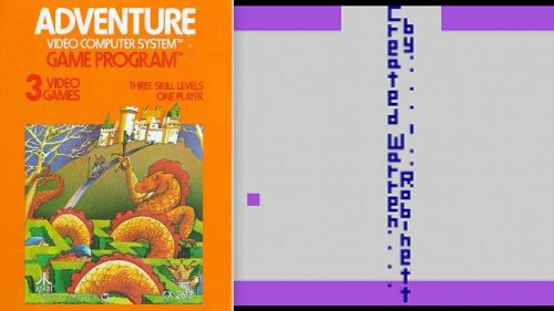 Easter Egg in Adventure von Atari