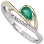 damen-ring-585-weissgold-gelbgold-bicolor-1-smaragd-gruen-7-diamanten-brillanten-5909339-1.jpg