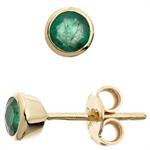 ohrstecker-rund-333-gelbgold-2-smaragde-gruen-ohrringe-goldohrstecker-6017399-1.jpg