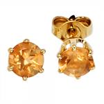 ohrstecker-rund-585-gelbgold-2-citrine-orange-ohrringe-goldohrstecker-2435027-1.jpg