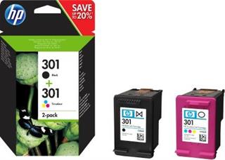 hp-301-2er-pack-schwarz-farbe-cyan-magenta-gelb-tintenpatrone-n9j72ae301-6007219-1.jpg