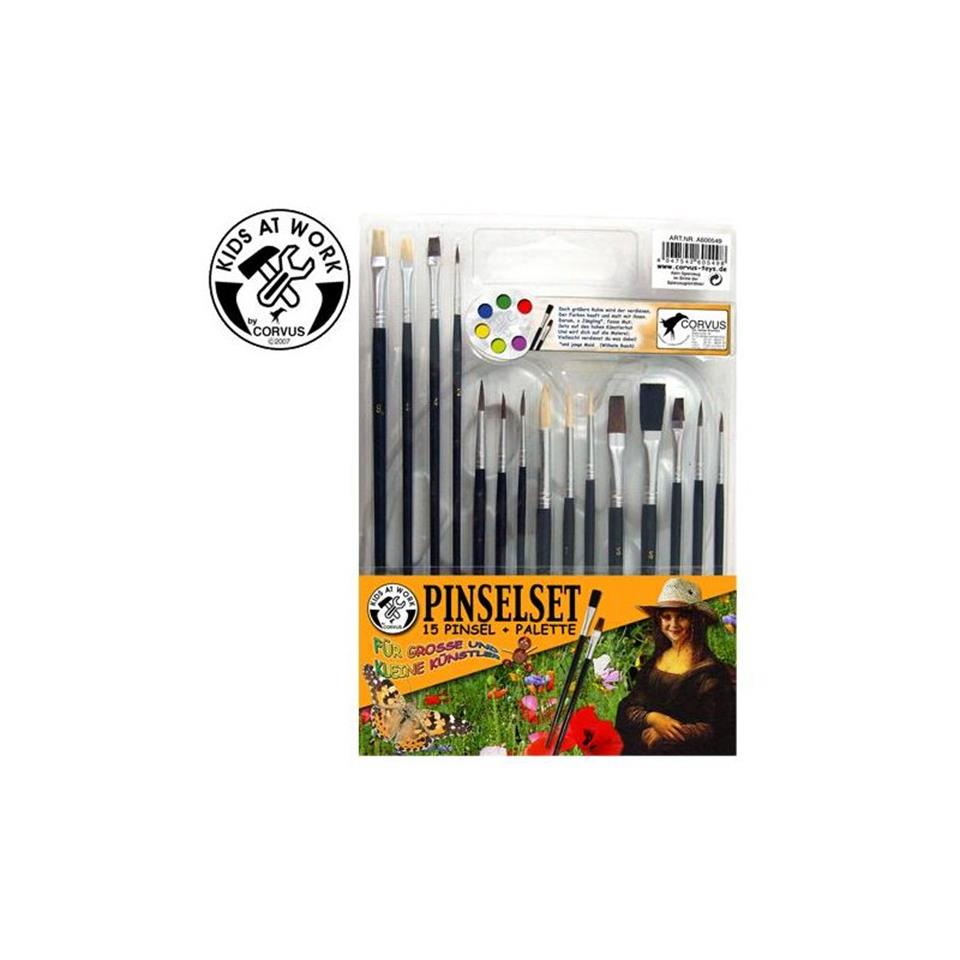 Pinselset Kinder Spielzeug Kinderwerkzeug Corvus 