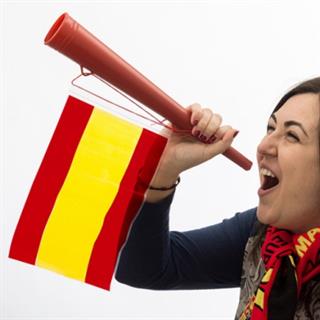 England Fan Trompete Horn Vuvuzela Tröte 55 cm sehr laut 4-teilig